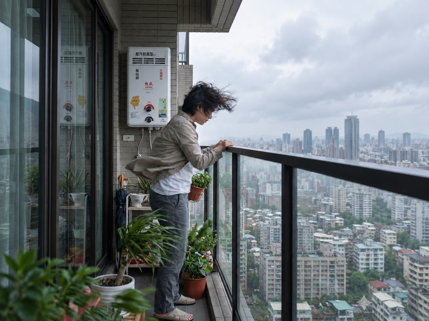 屋外型瓦斯熱水器