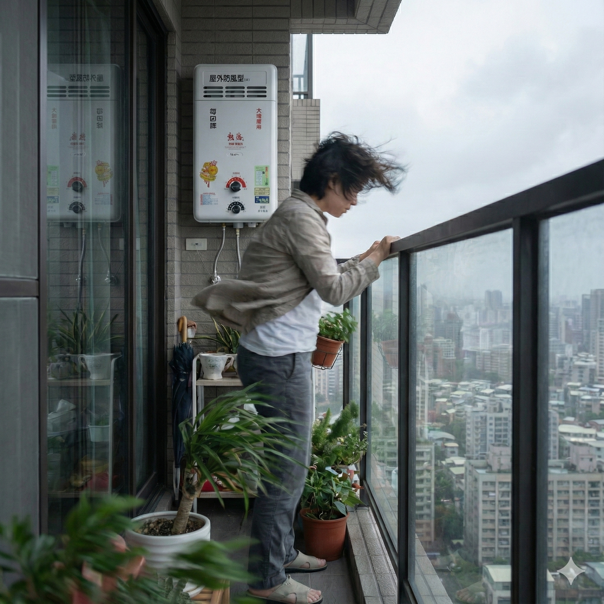 屋外型瓦斯熱水器