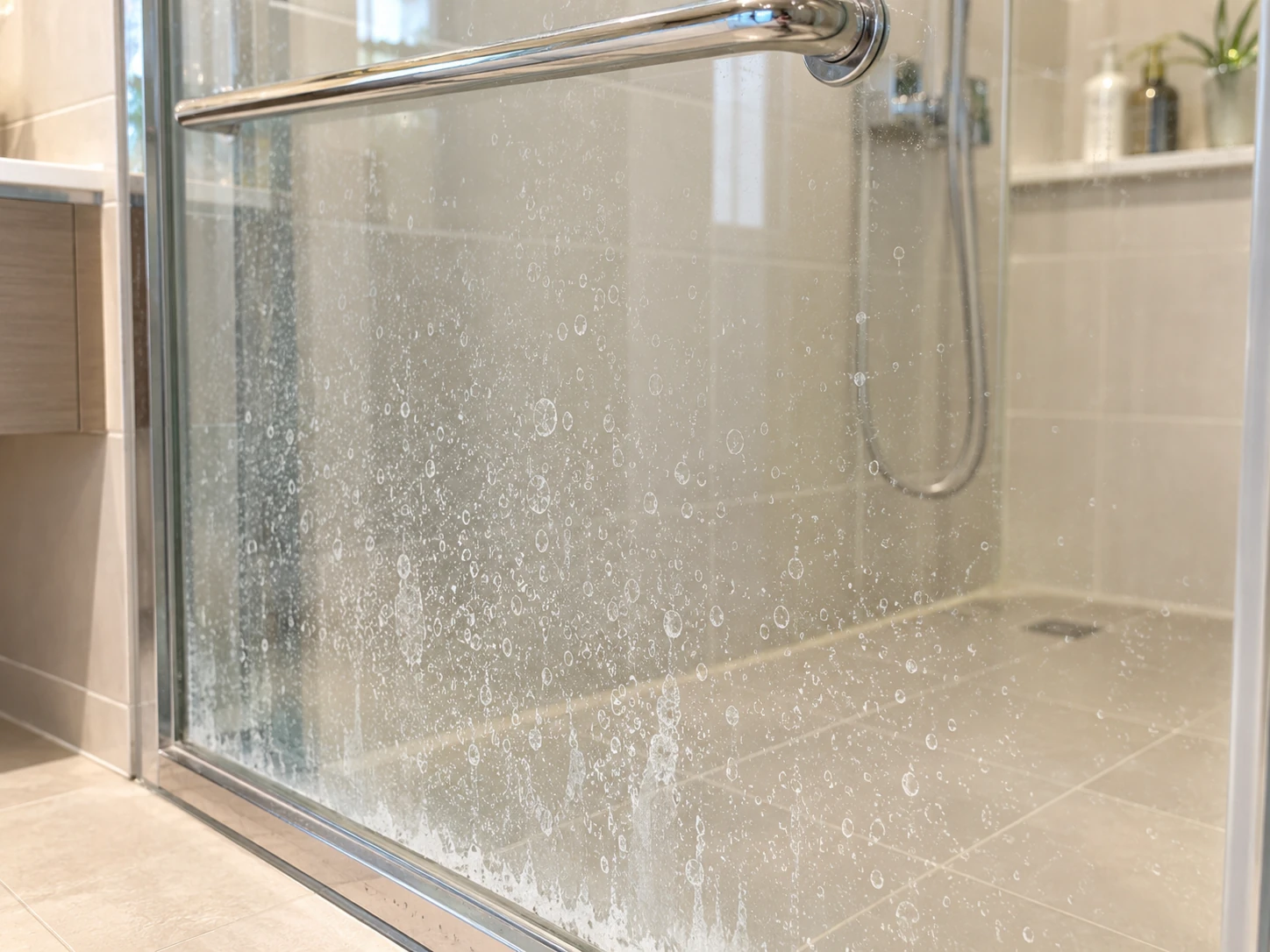 Limescale and water marks in everyday bathroom care