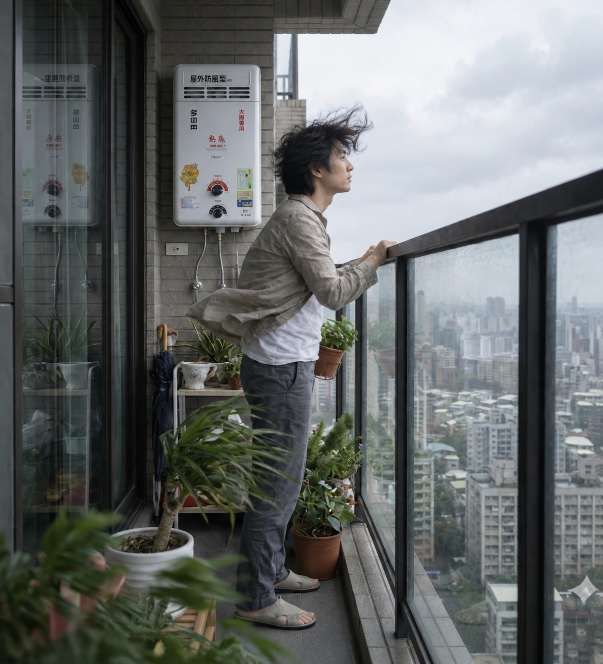 屋外型瓦斯熱水器